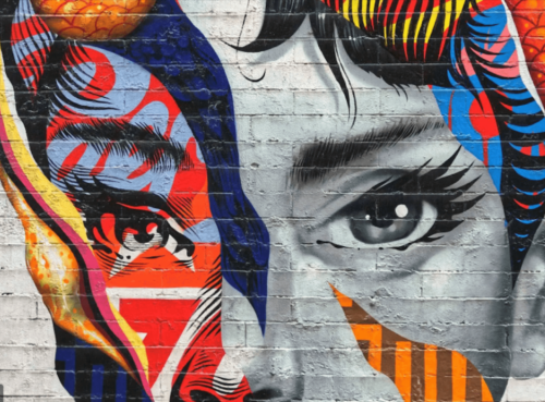 Street Art Spray Paint One River School Lake Oswego