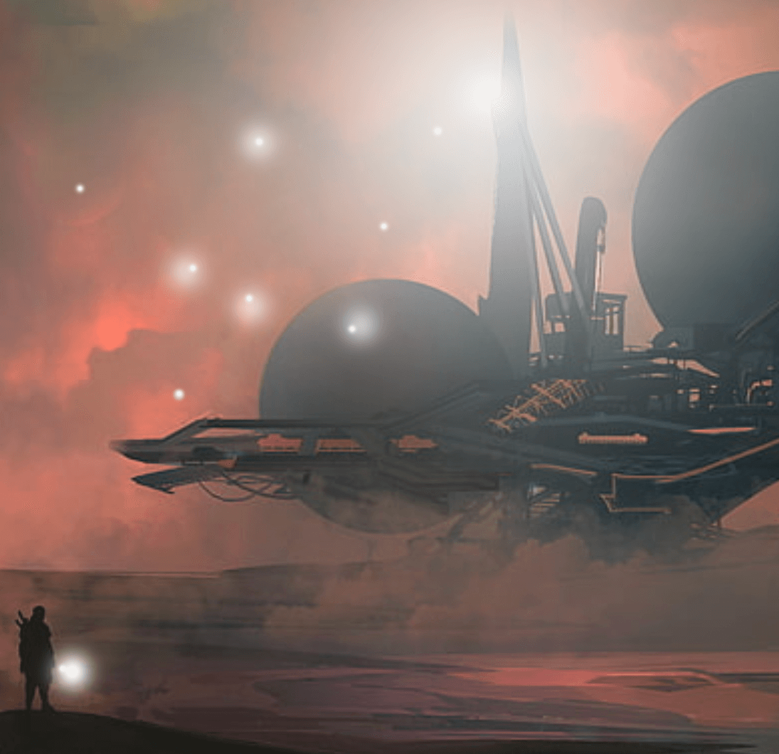 Digital Sci-Fi Concept Art - One River School Lake Oswego